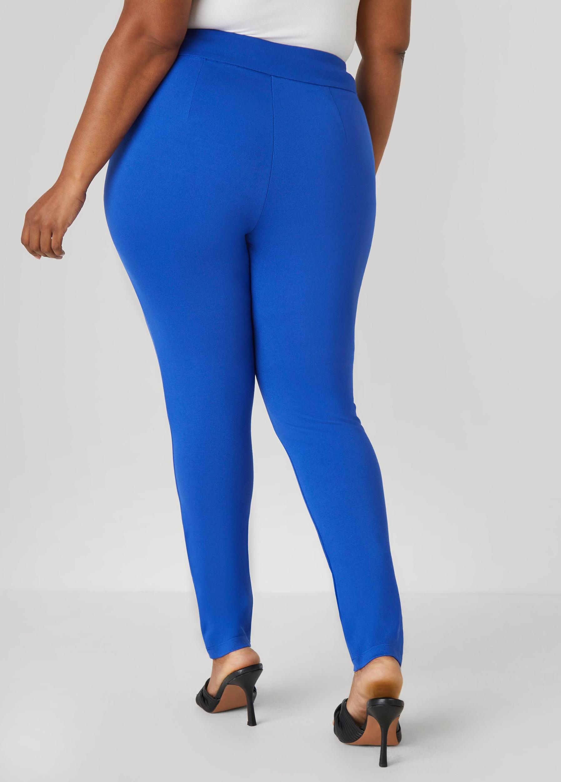 High Waist Ponte Pull On Leggings Product Image