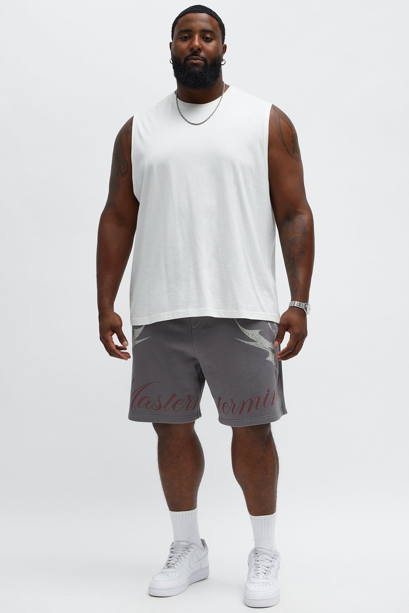 Mastermind Baggy Sweatshort - Grey Male Product Image