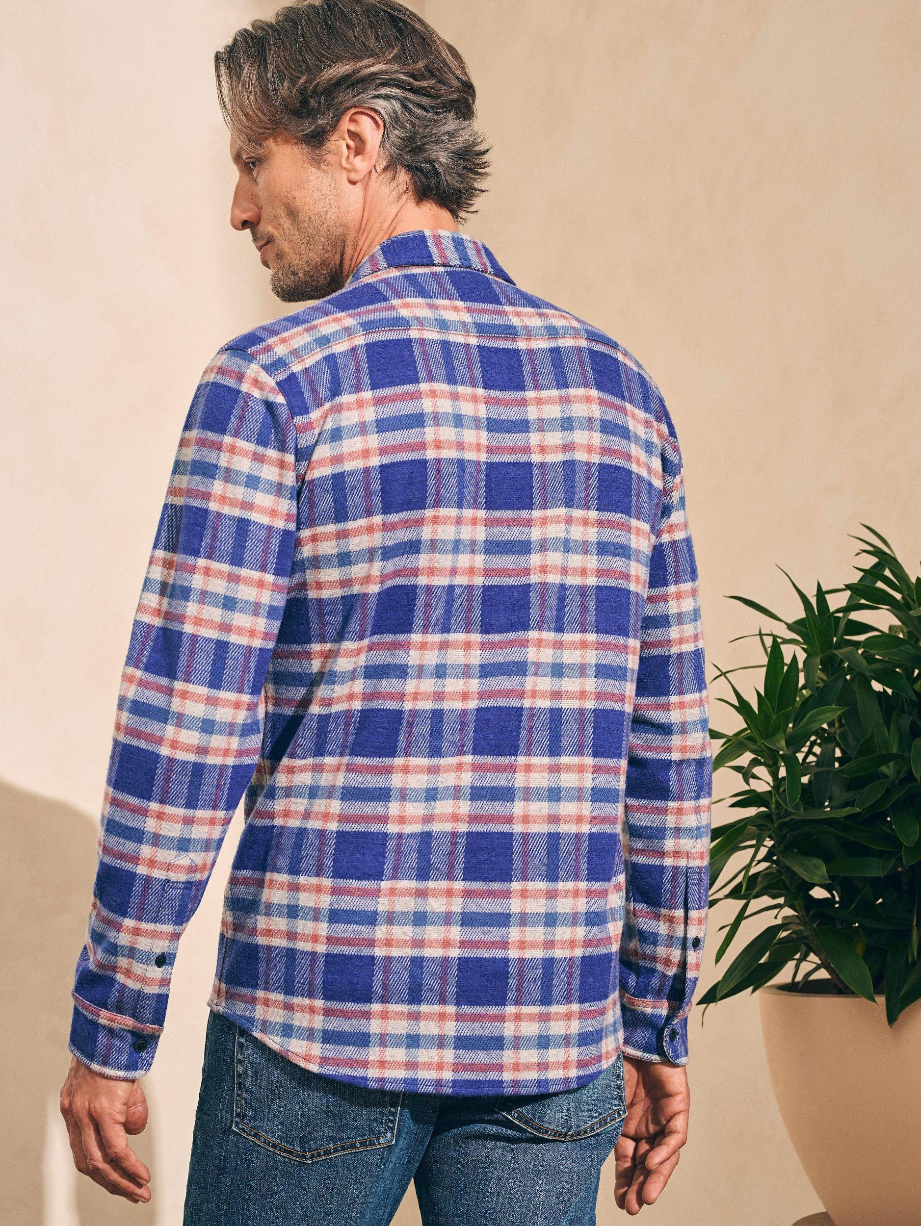 Legend™ Sweater Shirt - Navy Skyline Plaid Male Product Image
