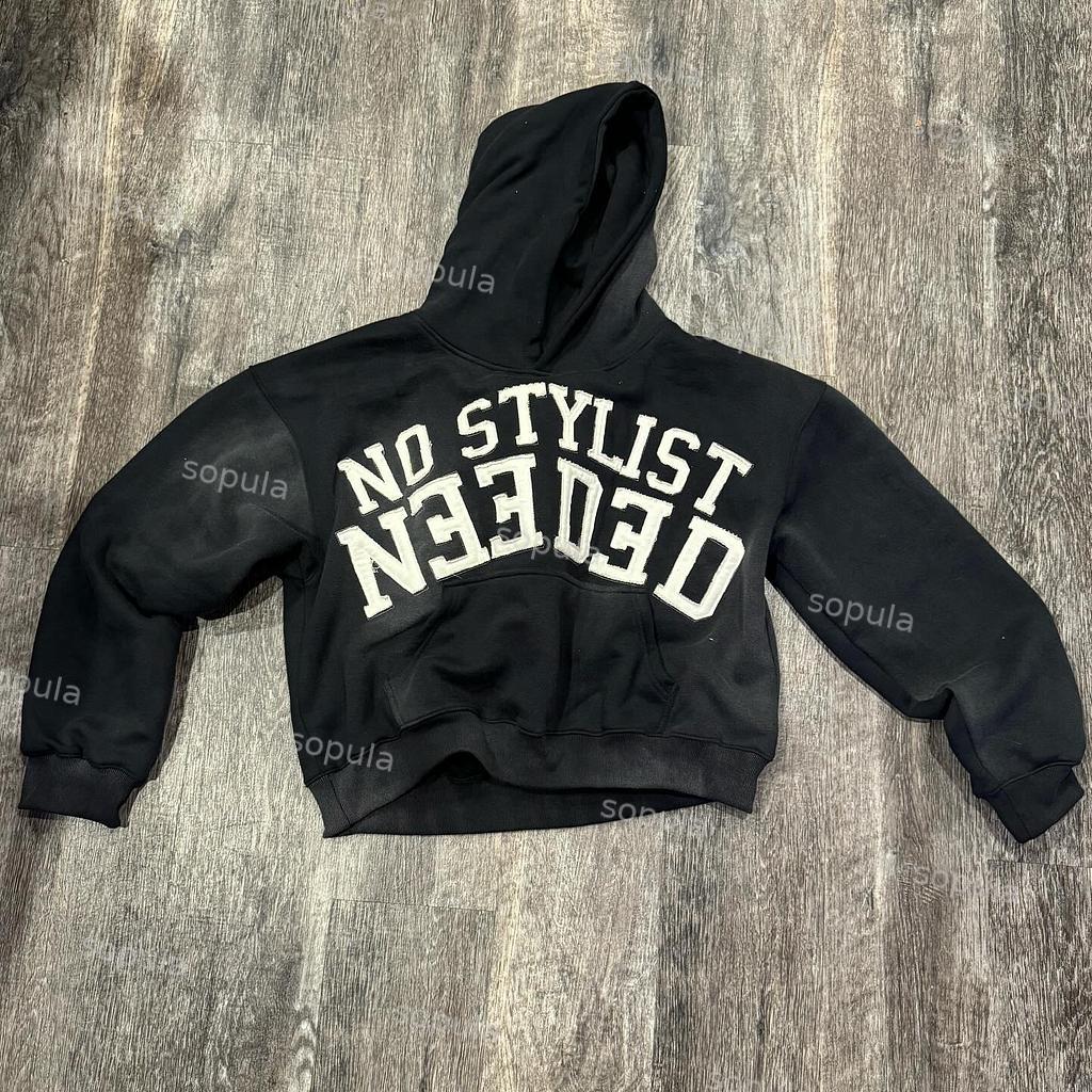 Stop War Children Portraits Graphic Washed Hoodie Product Image
