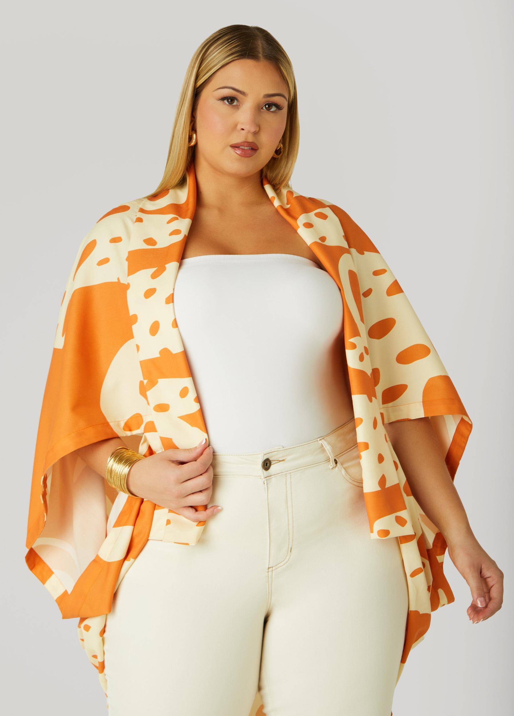 Palm Print Kimono Product Image