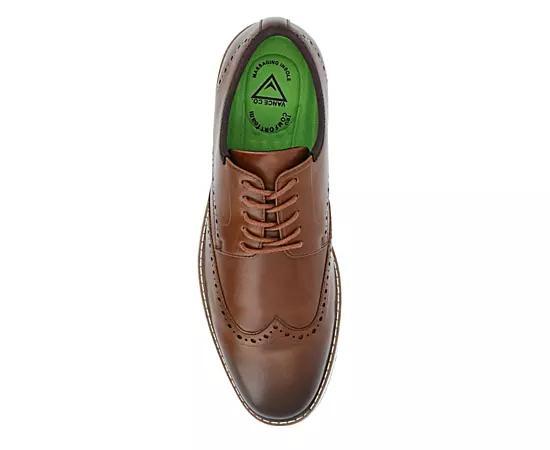 VANCE Ozzy Men's Wingtip Tru Comfort Foam Hybrid Dress Shoes, Size: 10, Red Product Image