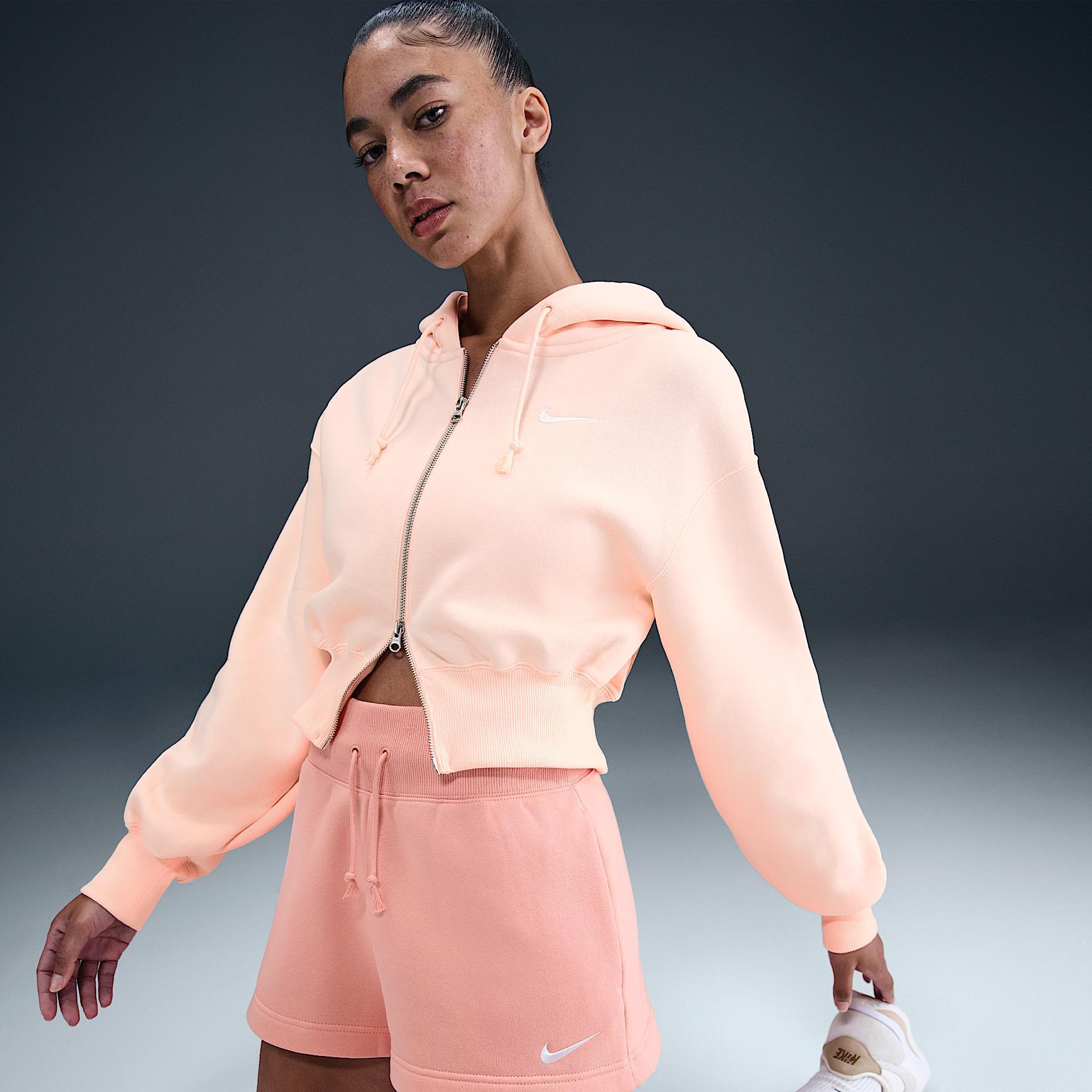 Nike Sportswear Phoenix Fleece Women's Loose Cropped Full-Zip Hoodie Product Image