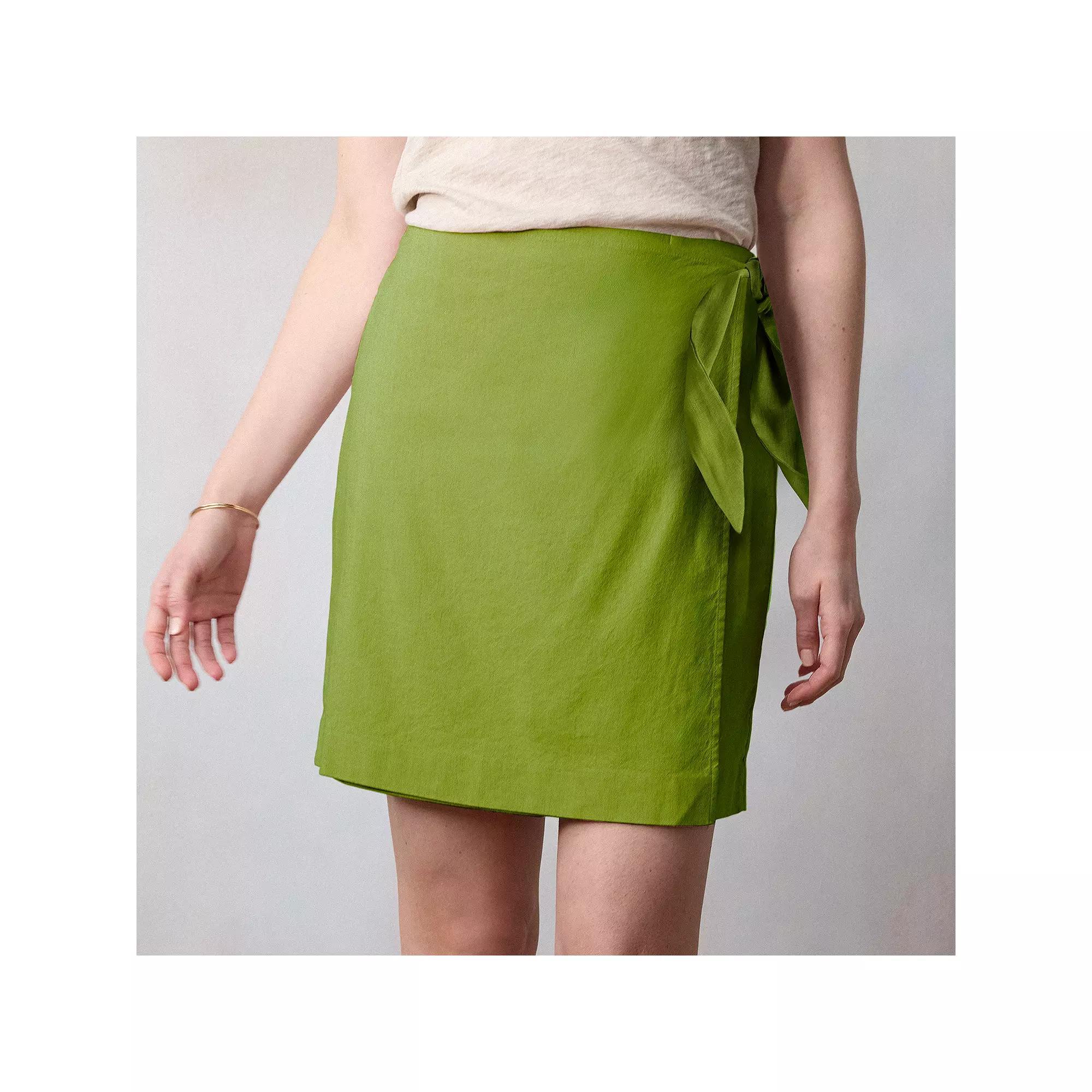 Womens LC Lauren Conrad Sarong Wrap Mini Skirt Product Image