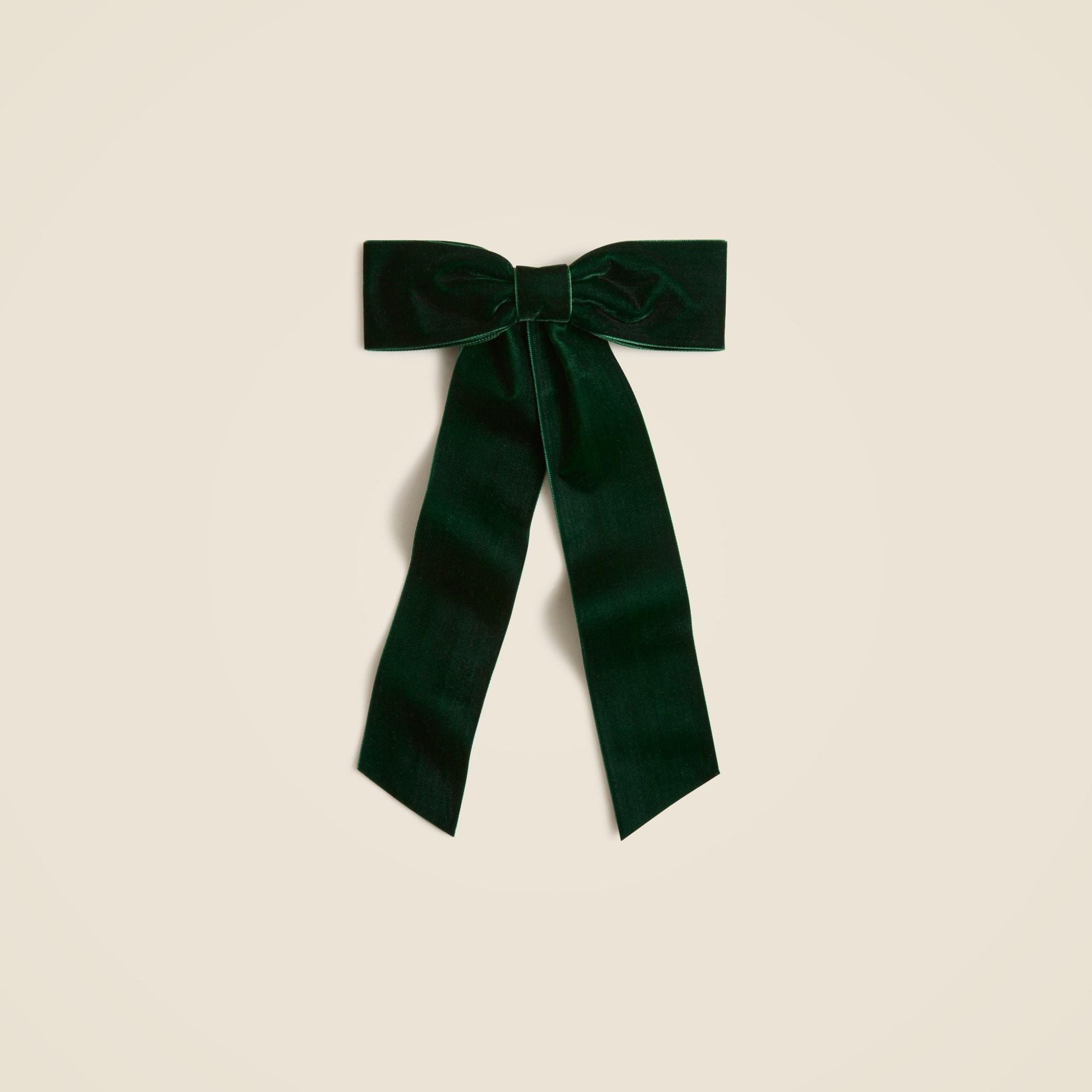 Velvet bow hair clip Product Image