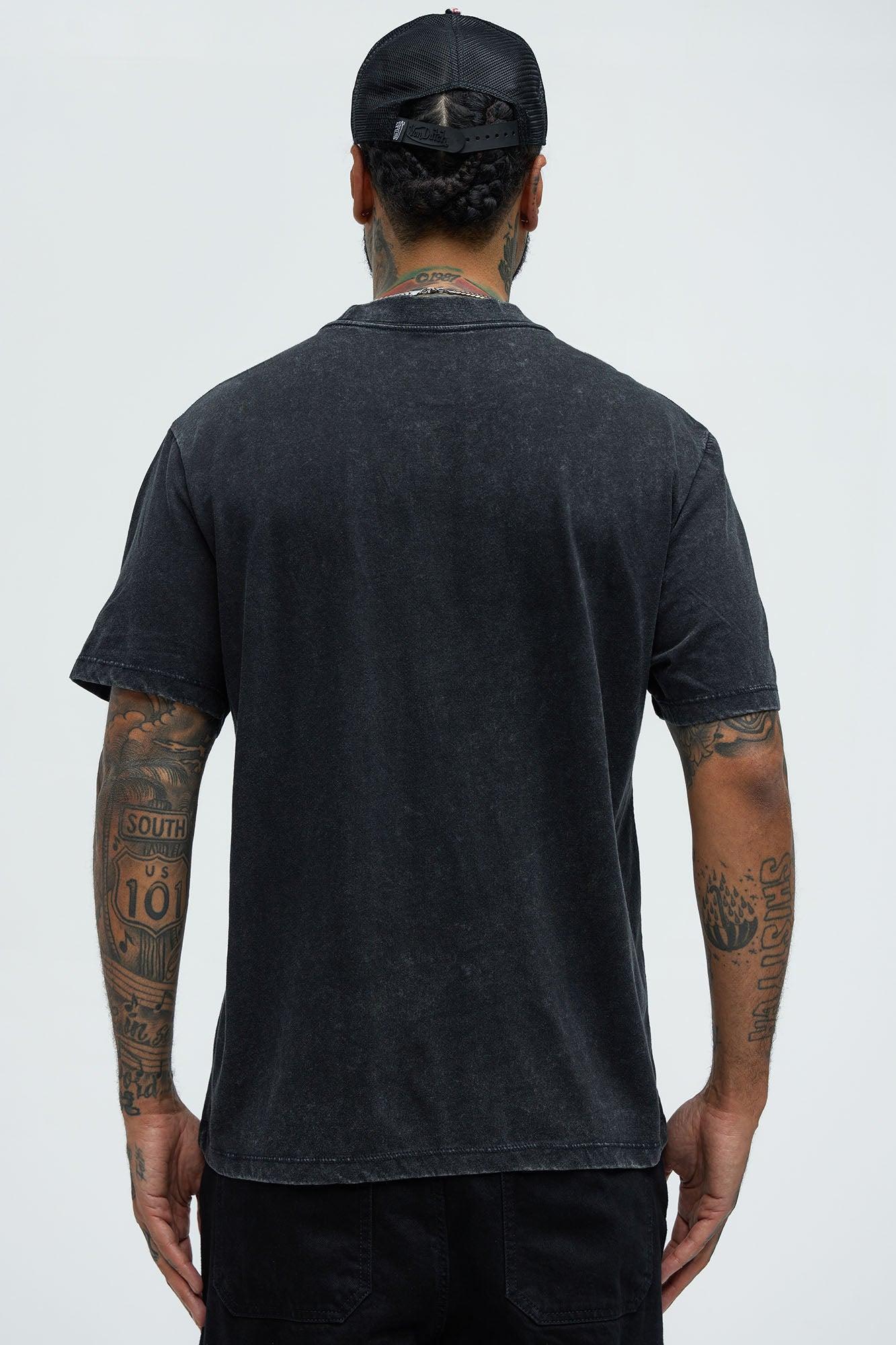 Von Dutch Patch Short Sleeve Tee - Black Wash Product Image
