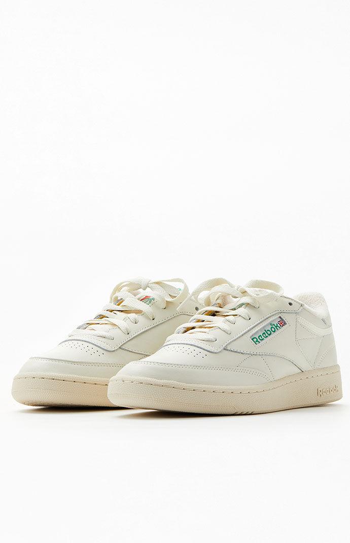 Reebok Club C 85 Vintage Unisex Sneakers Chalk/Alabas/Glegrn M 13 Product Image