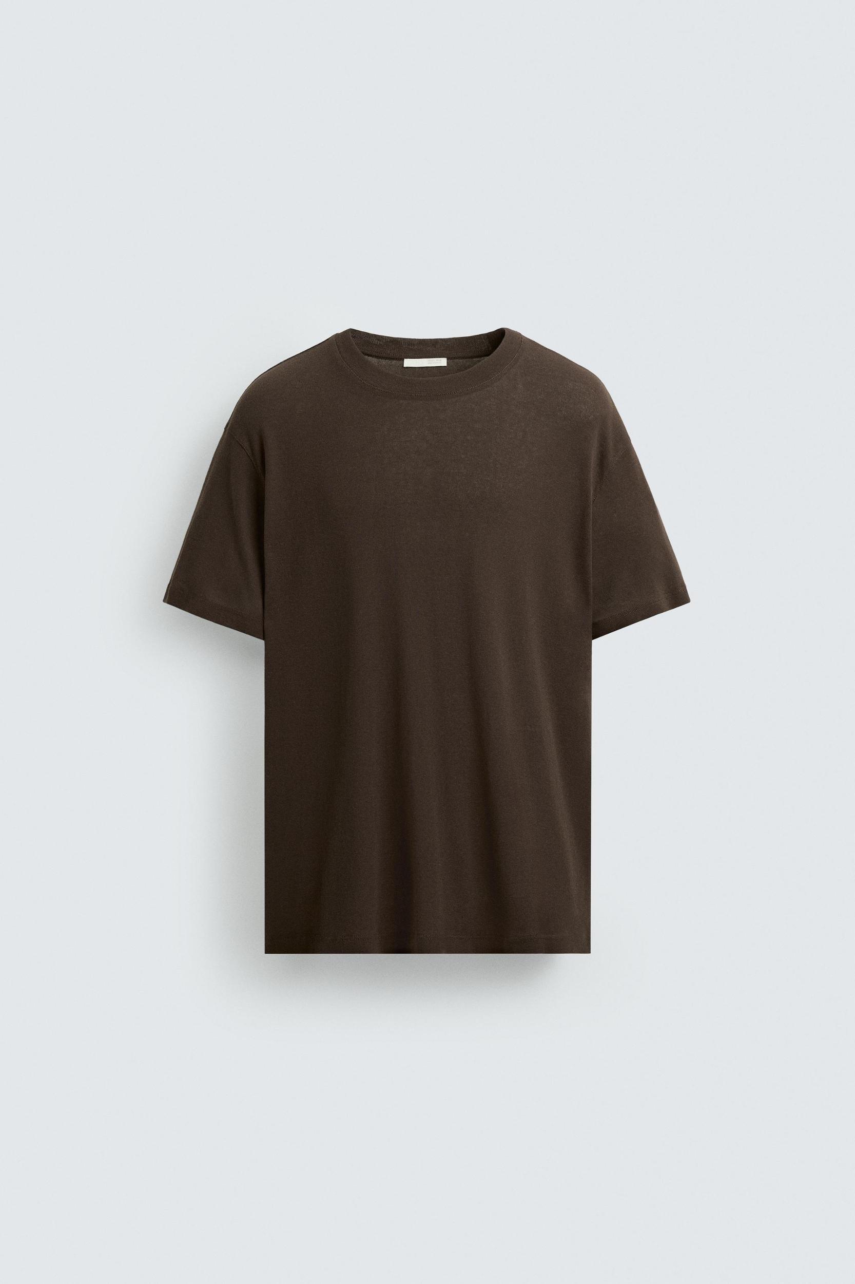 TEXTURED COTTON T-SHIRT Product Image