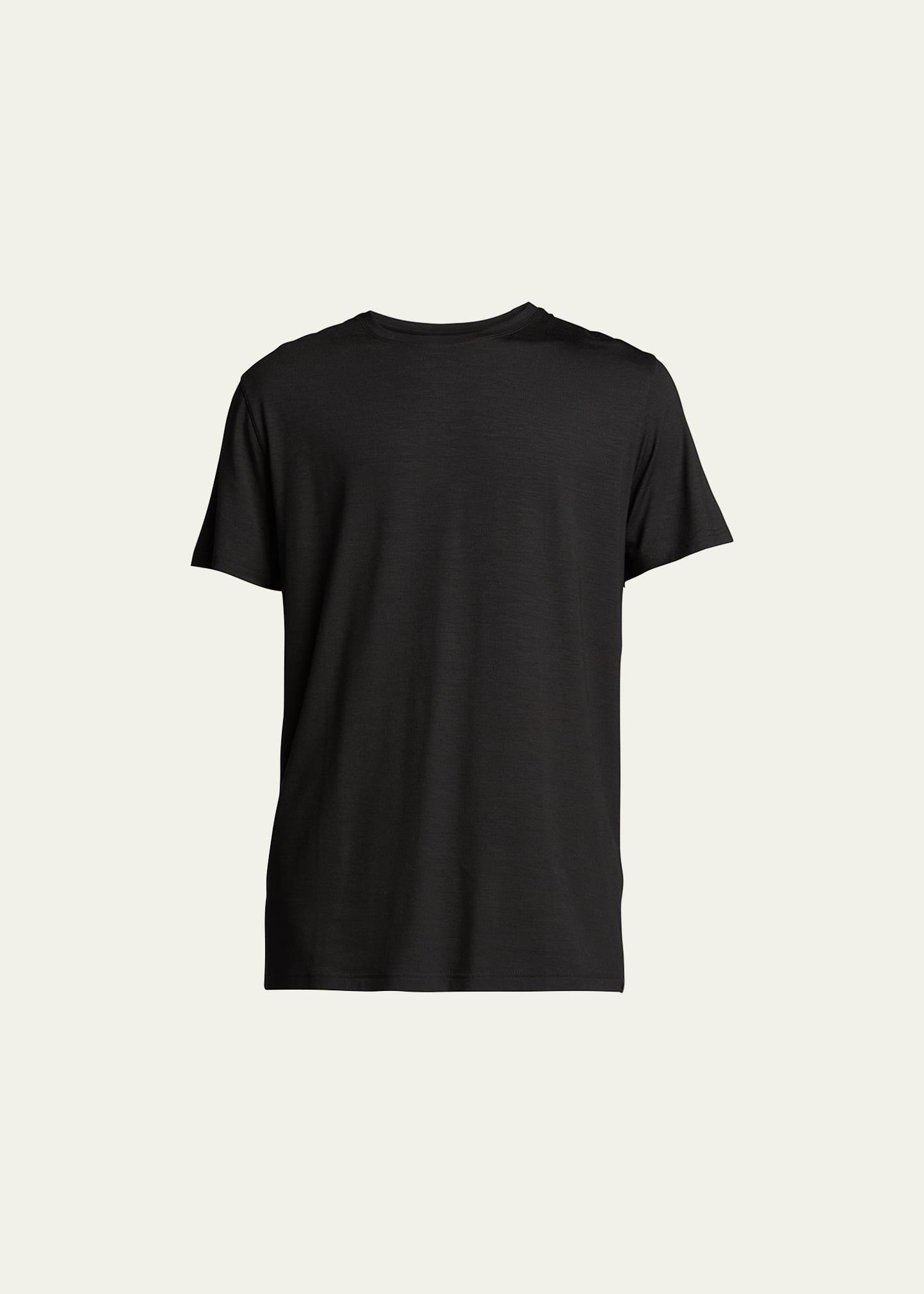 Mens Short-Sleeve Tee, Black Product Image