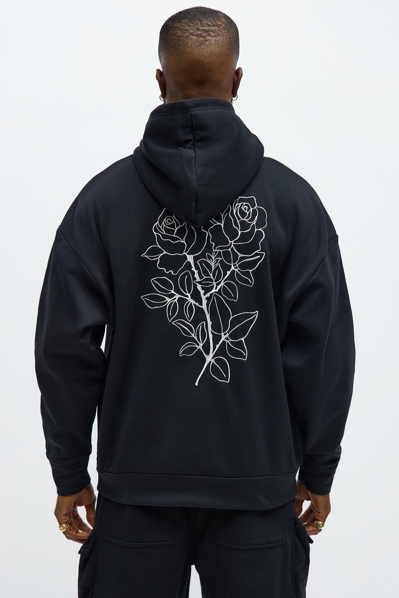 Rose Thorns Hoodie - Black Product Image