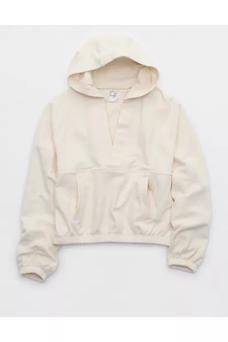 OFFLINE By Aerie Throwback V-Neck Hoodie Womens Product Image