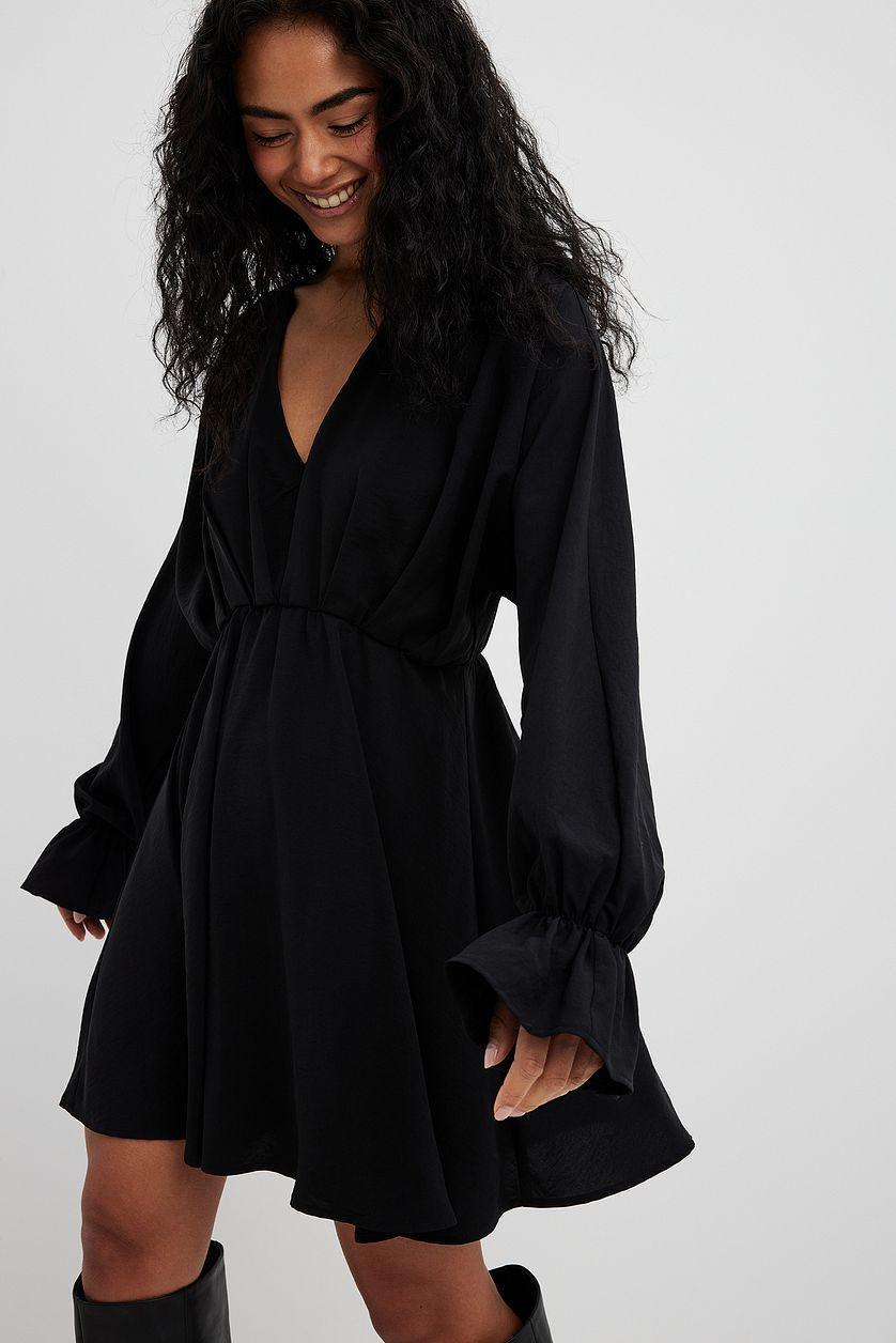 Flowy Mini LS Dress Product Image