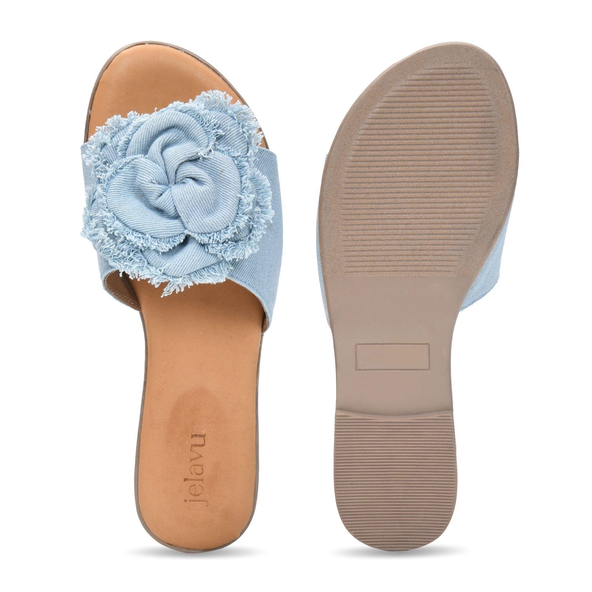 Rosetta - Light Denim Sandals Product Image