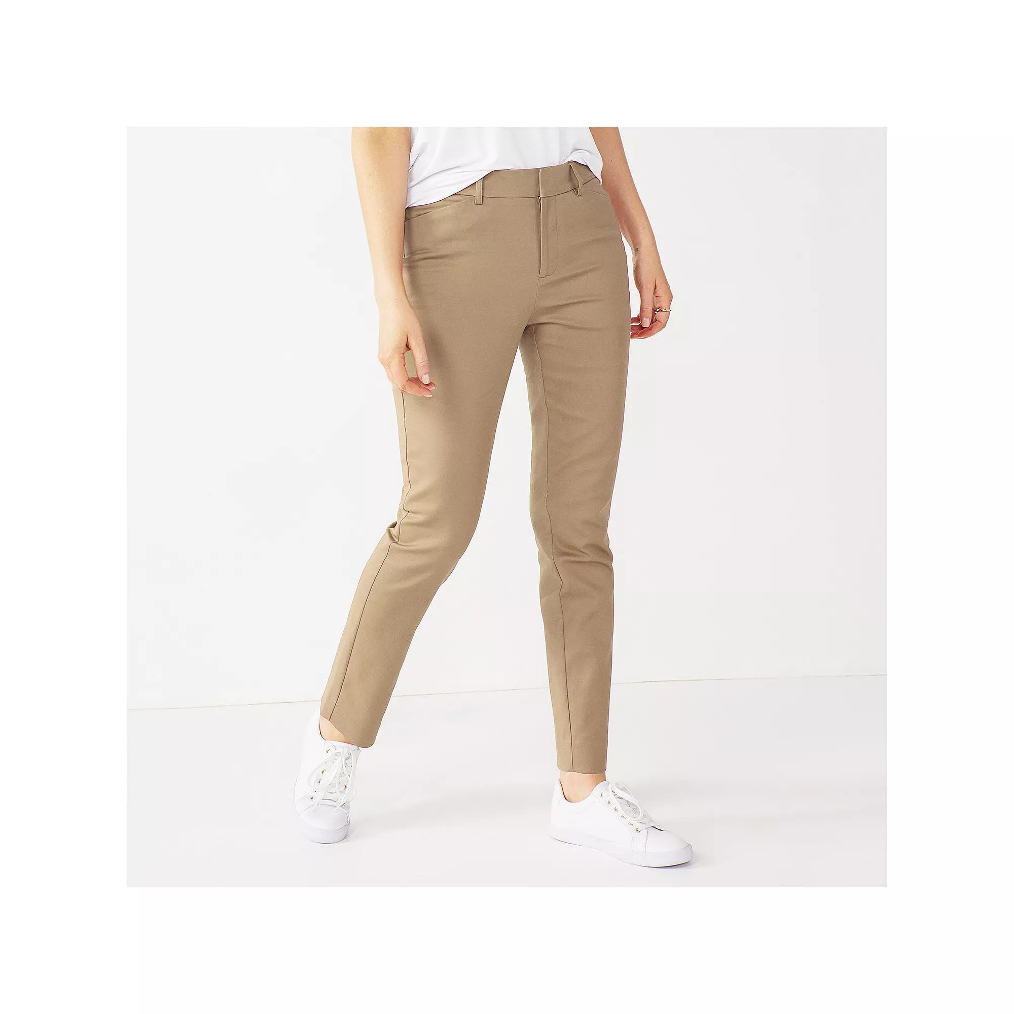Womens Nine West Slim Ankle Pants Product Image
