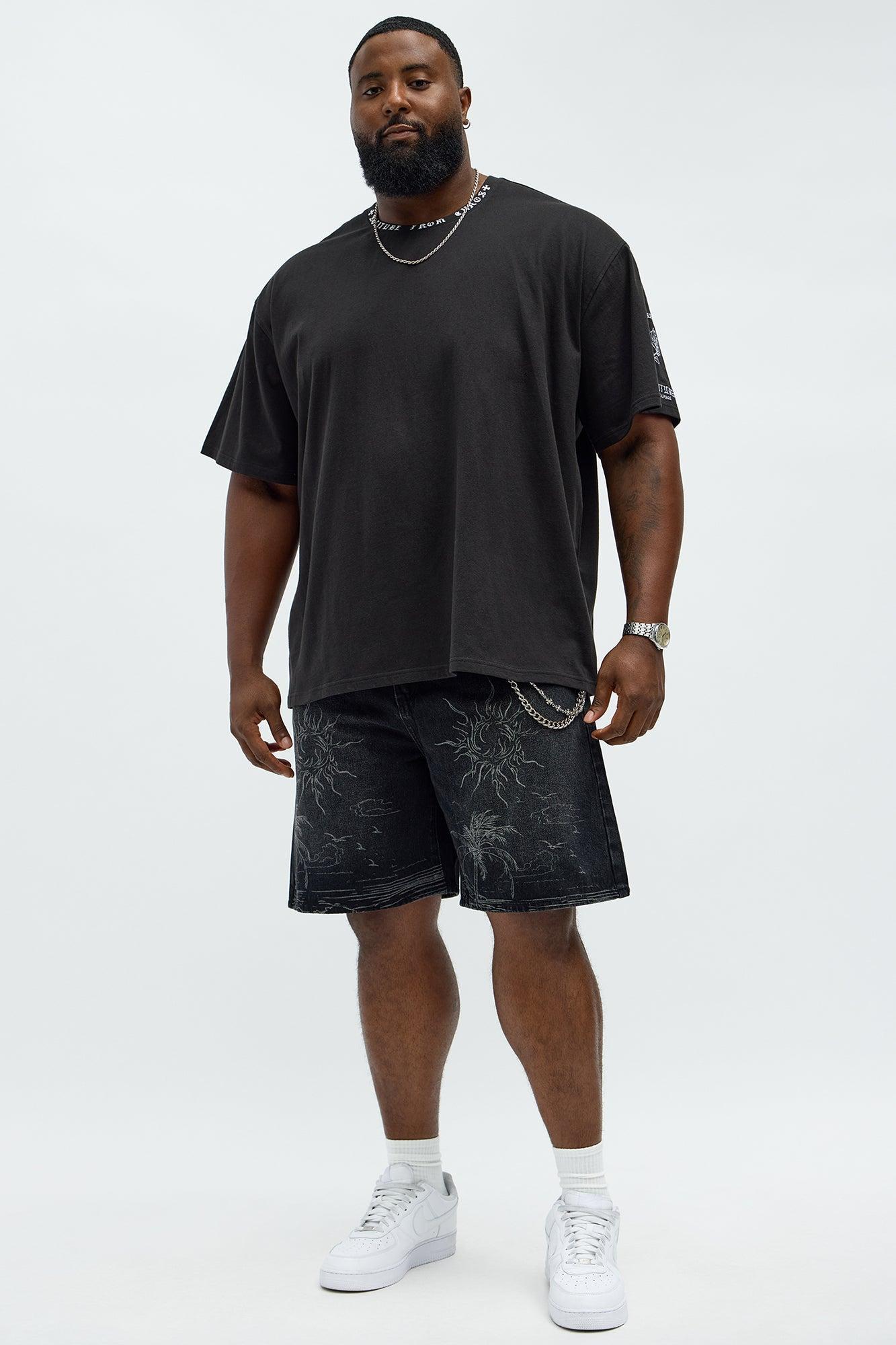 Short Sleeve Solitude From Chaos Tee - Black Product Image