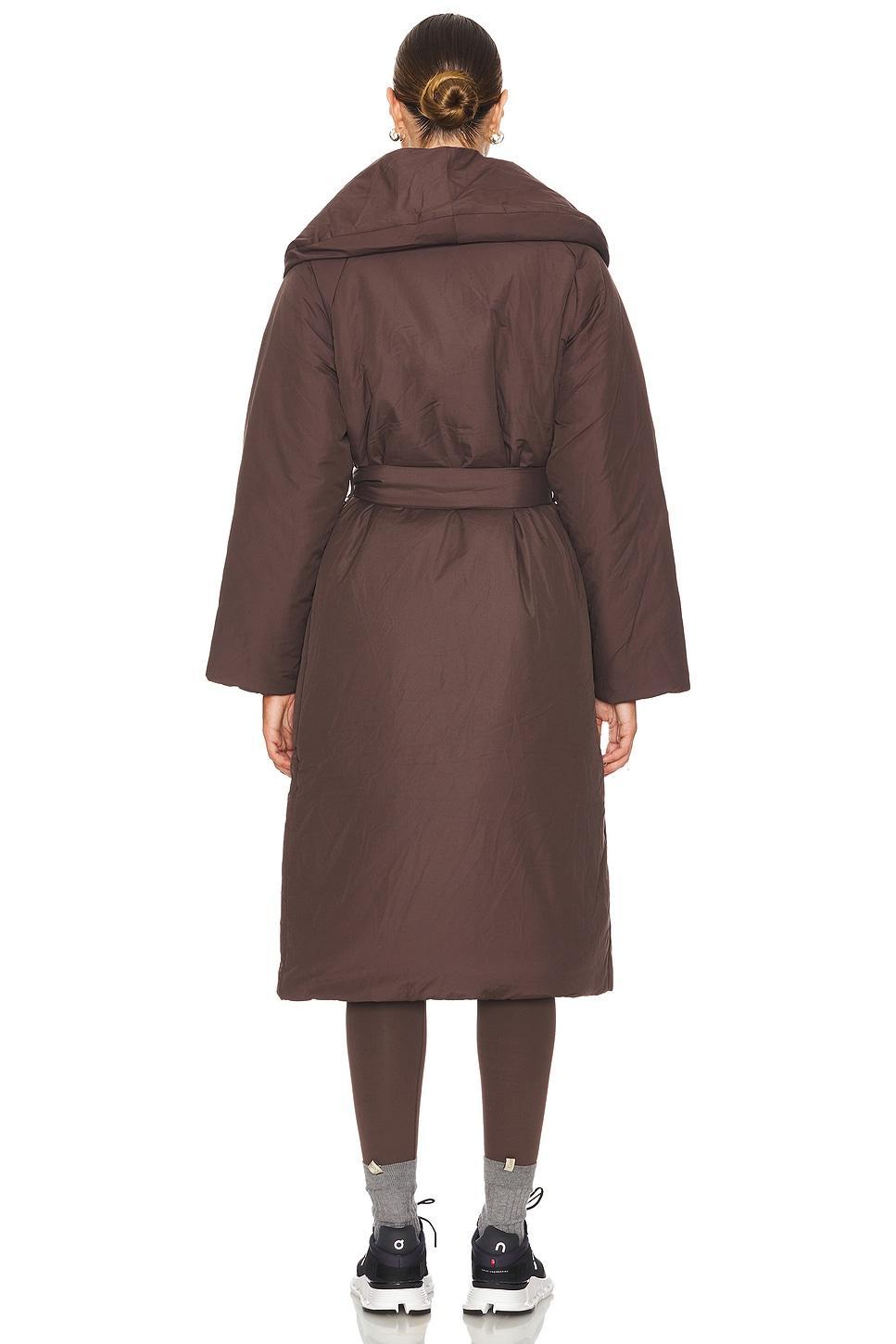 Ana Long Wrap Puffer Coat Varley Product Image