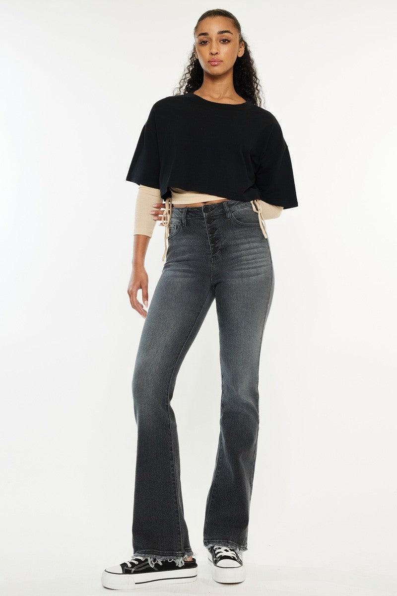 High Rise Bootcut Jeans Product Image