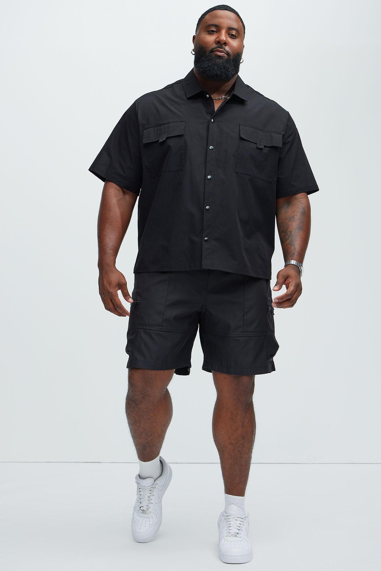 Maxey Cargo Shorts - Black Product Image