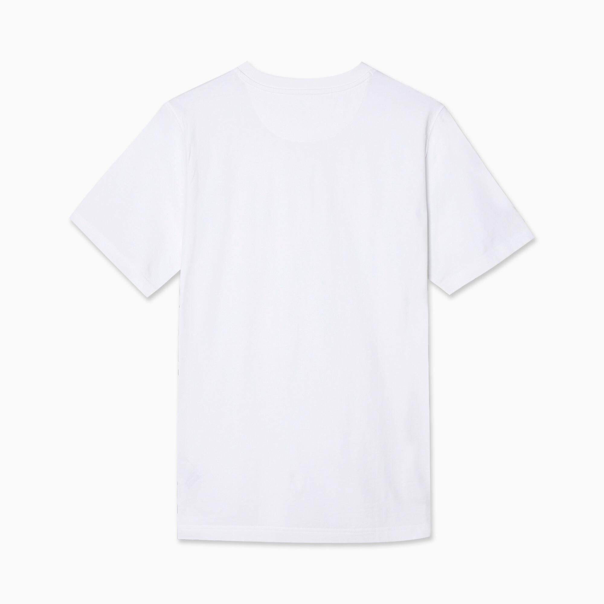 WARDROBE ESSENTIALS Suede Logo Men's Tee Product Image