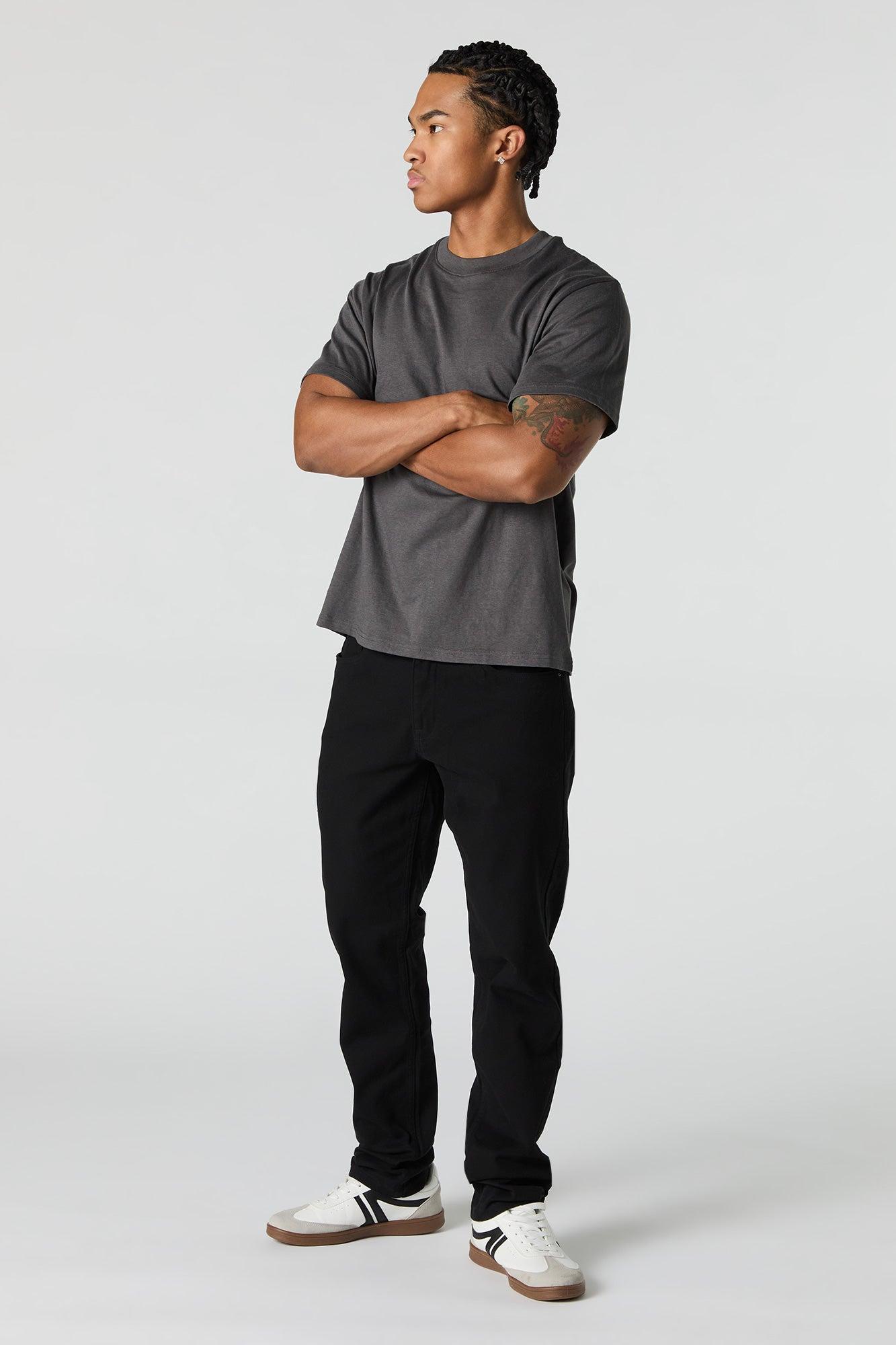 Black Wash Athletic Jean Male Product Image