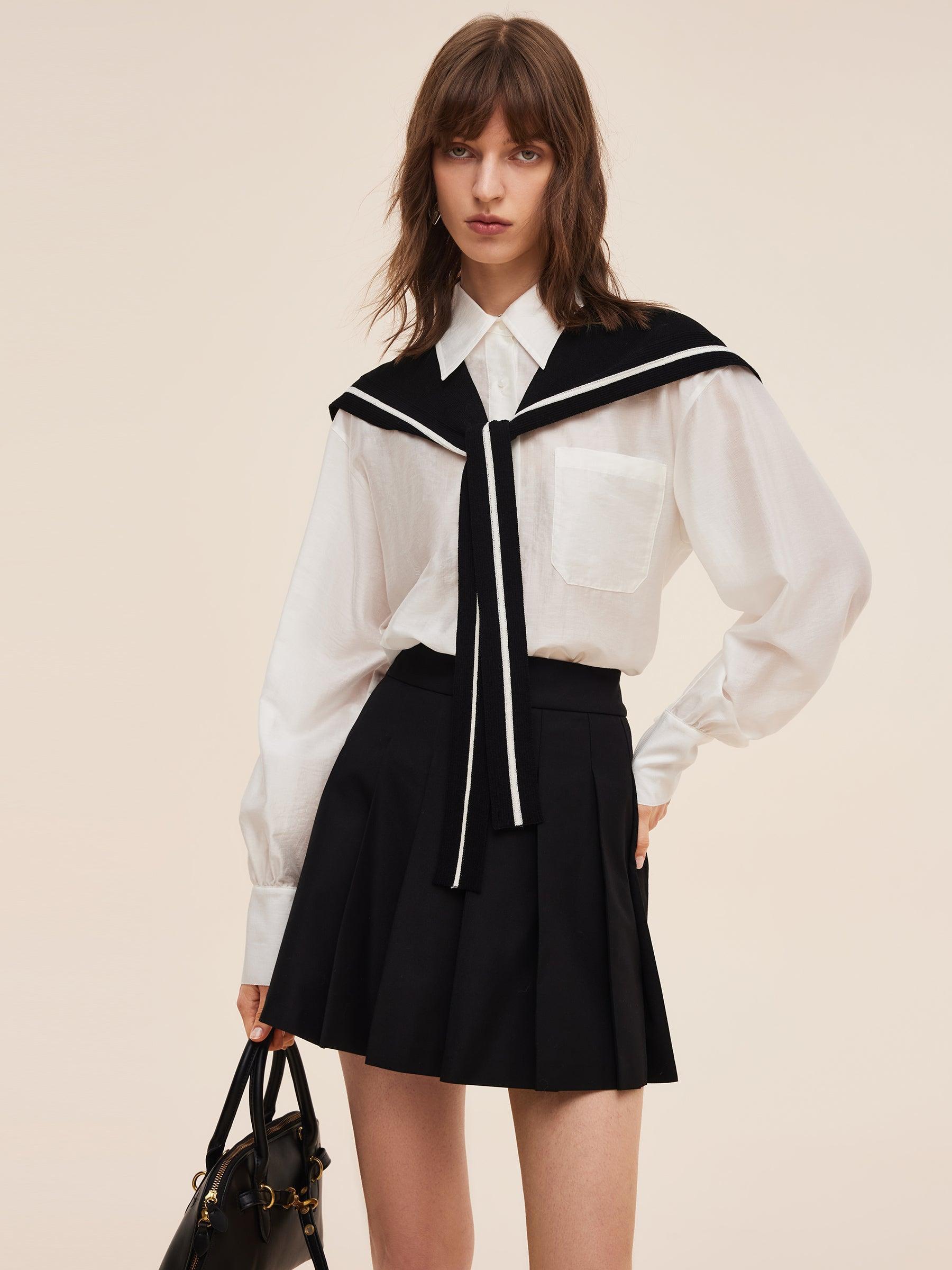 Tencel Blend Women Long Sleeve Shirt Product Image