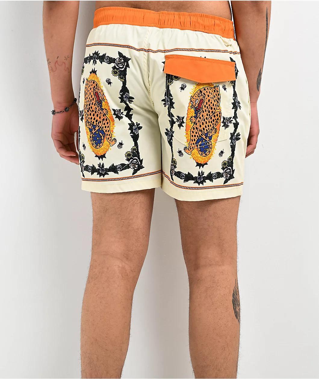Brixton Voyage Natural Board Shorts Product Image