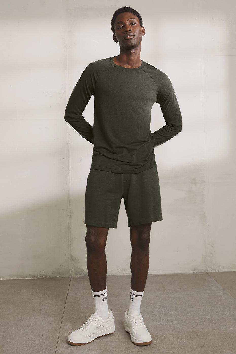 Triumph Long Sleeve Tee - Stealth Green Product Image