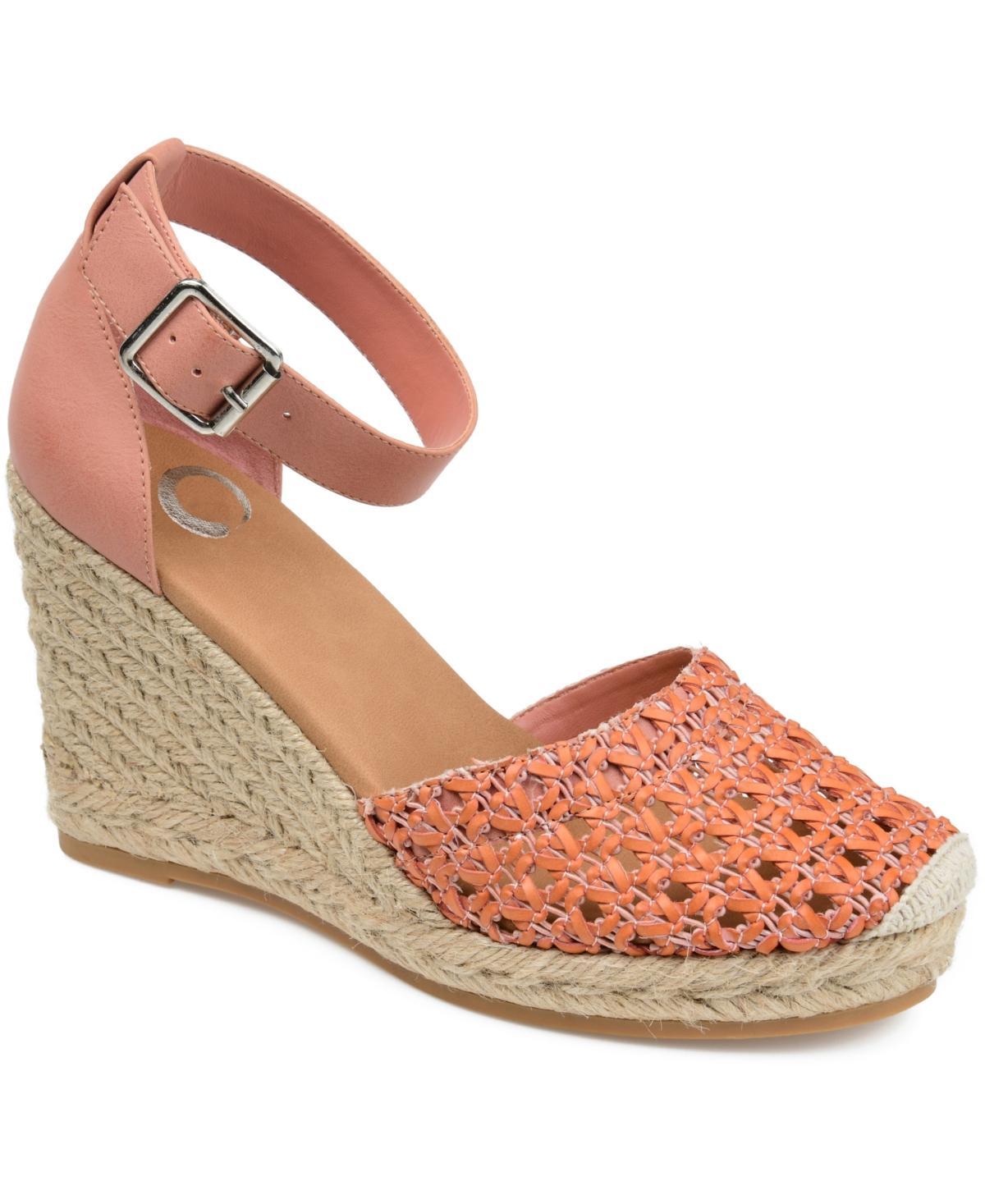 Journee Sierra Women's Wedge Sandals, Size: 10, White Product Image