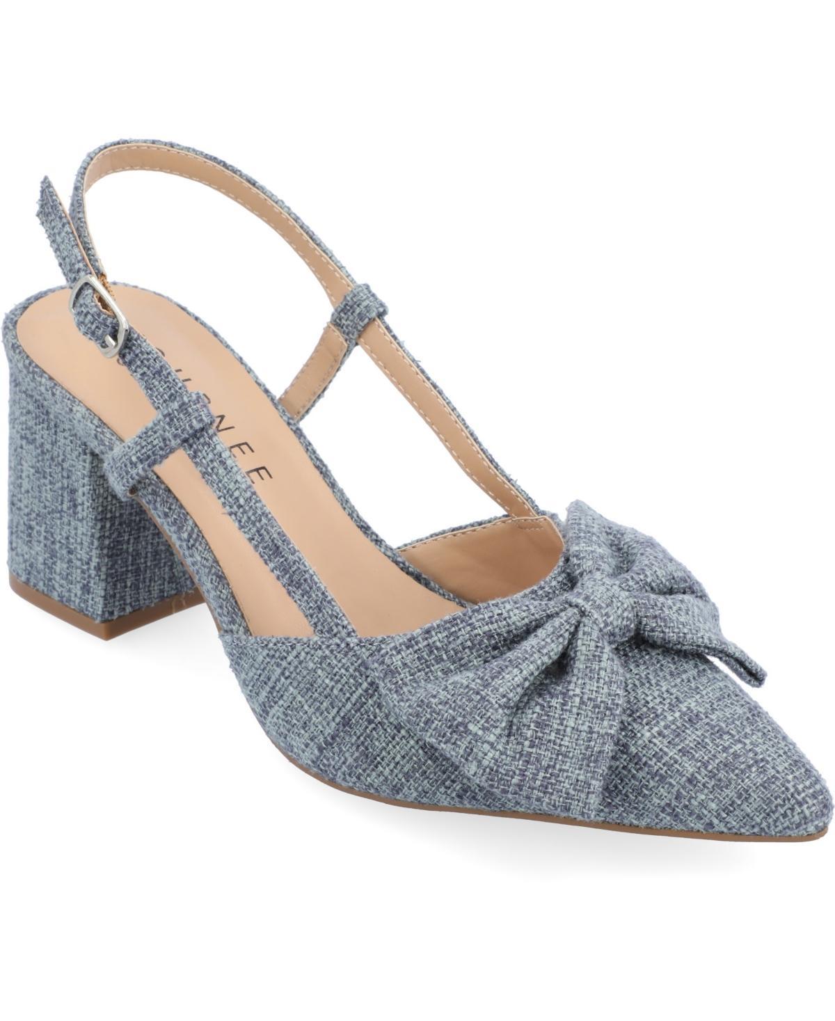 Journee Tailynn Women's Dressy Pumps, Size: 12 Wide, Grey Product Image