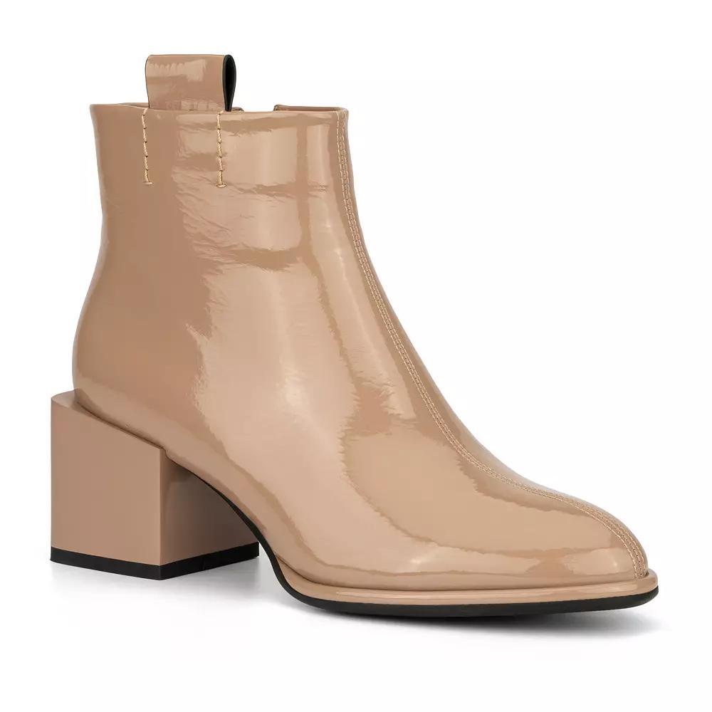 Torgeis Monty Womens Faux Patent Leather Ankle Boots Product Image