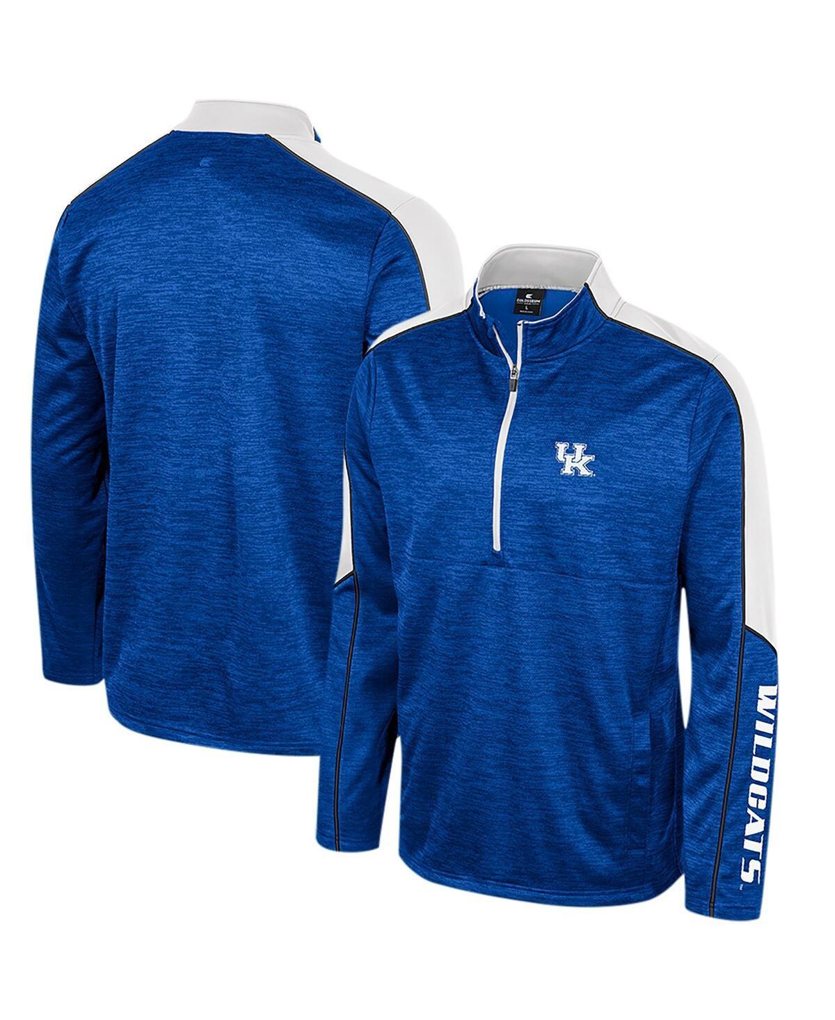 Men's Colosseum Crimson Alabama Crimson Tide Marled Half-Zip Jacket, Size: Small, Red Product Image