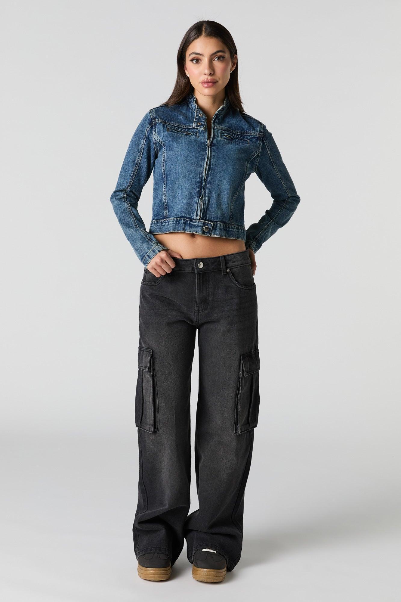 Wide Leg Cargo Jean Female Product Image