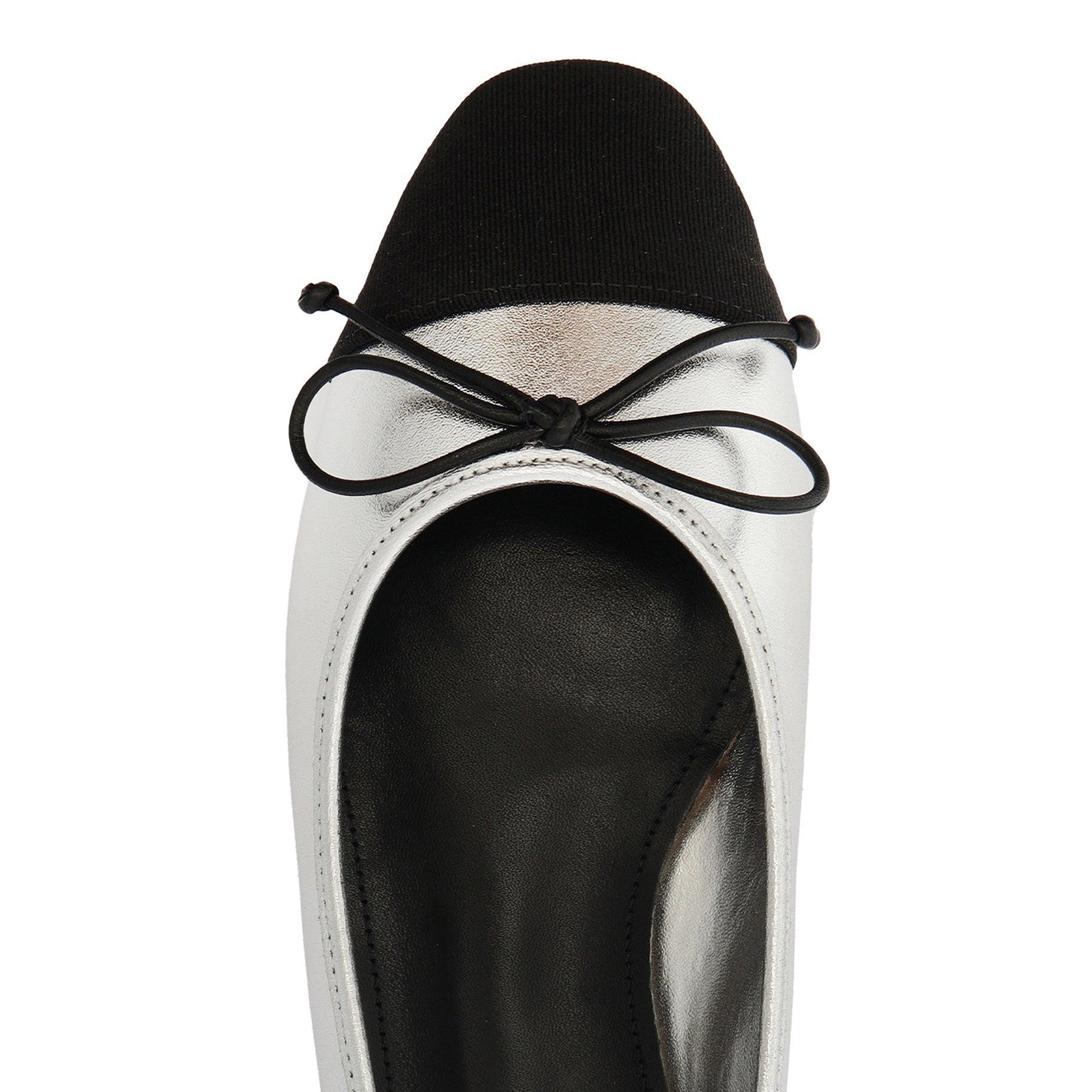 Arissa Metallic Leather Flat Product Image