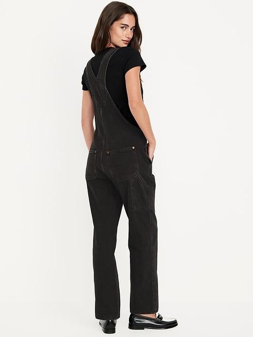 Slouchy Straight Jean Overalls Product Image