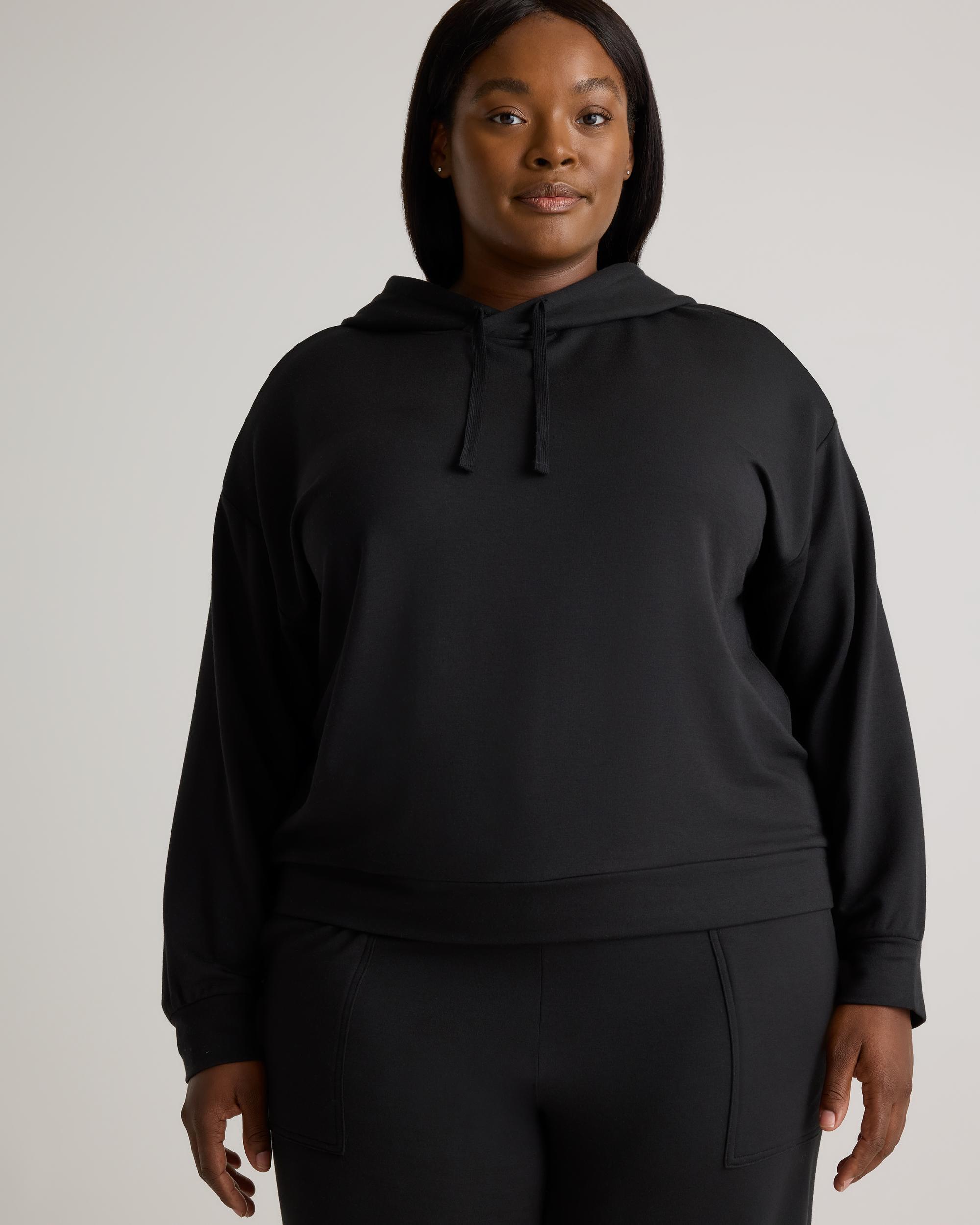 Plus Size SuperSoft Fleece Pullover Hoodie Product Image