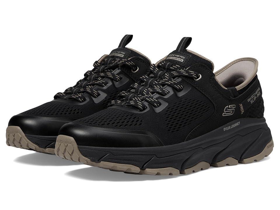 SKECHERS D'Lux Journey Hands Free Slip-In Sneaker Taupe) Men's Shoes Product Image