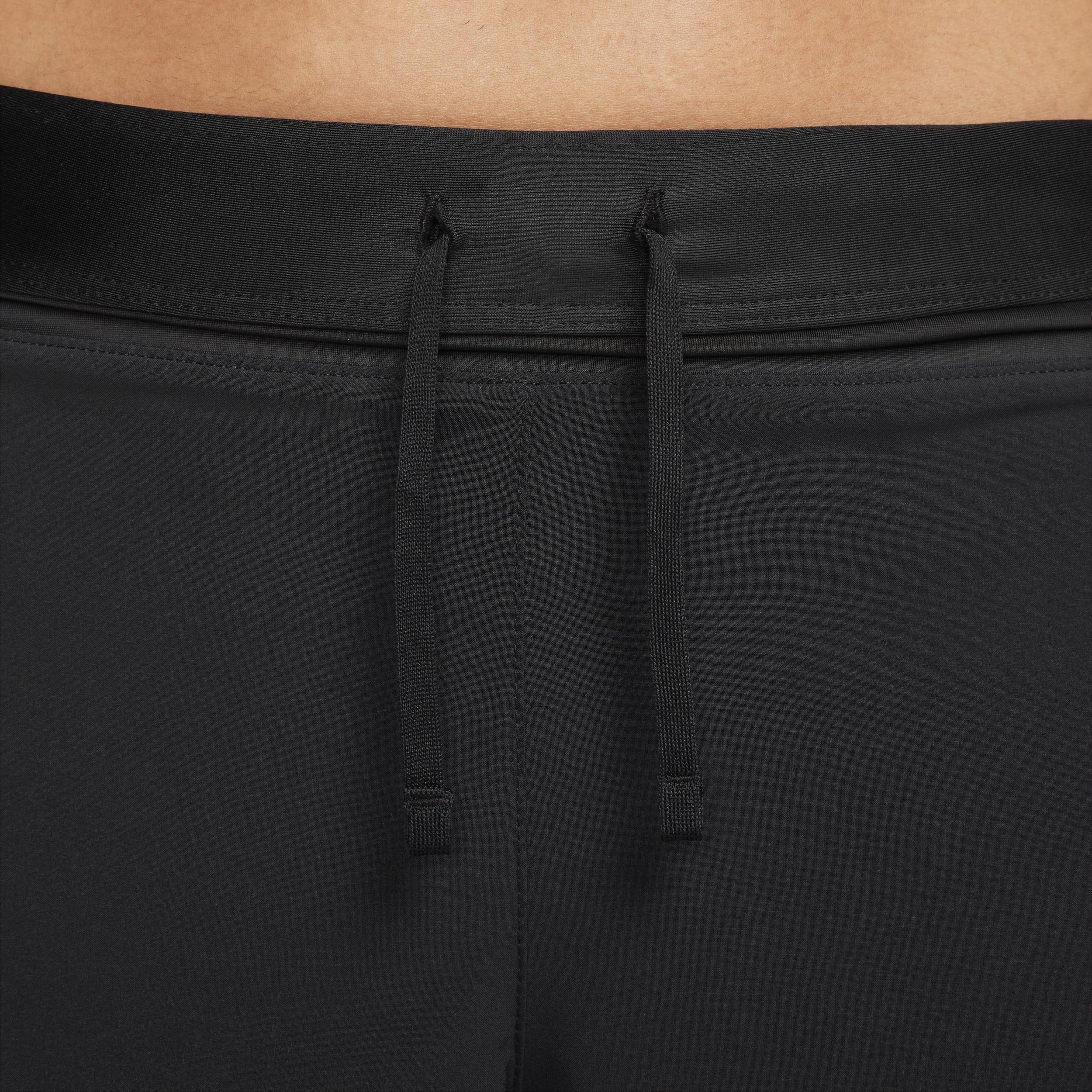 Nike Womens Dri-FIT Swift Mid-Rise 3 2-in-1 Running Shorts with Pockets Product Image