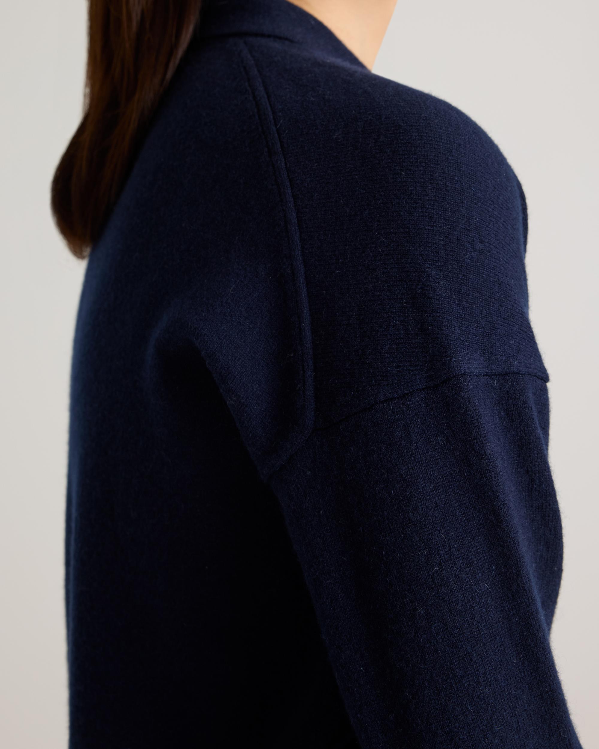 Quince | Women's Mongolian Cashmere Polo Sweater Product Image