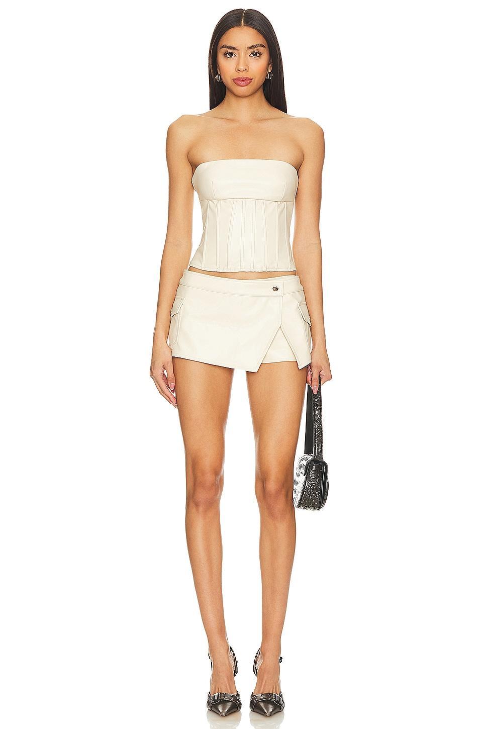 Odessa Leather Skort superdown Product Image
