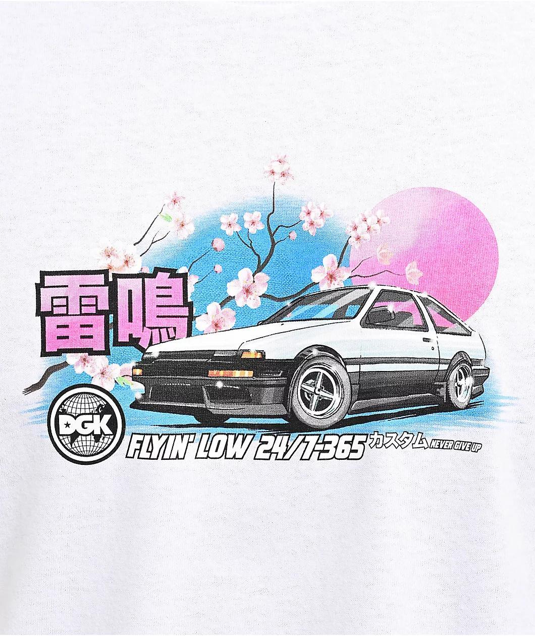 DGK Akina Pass White T-Shirt Product Image
