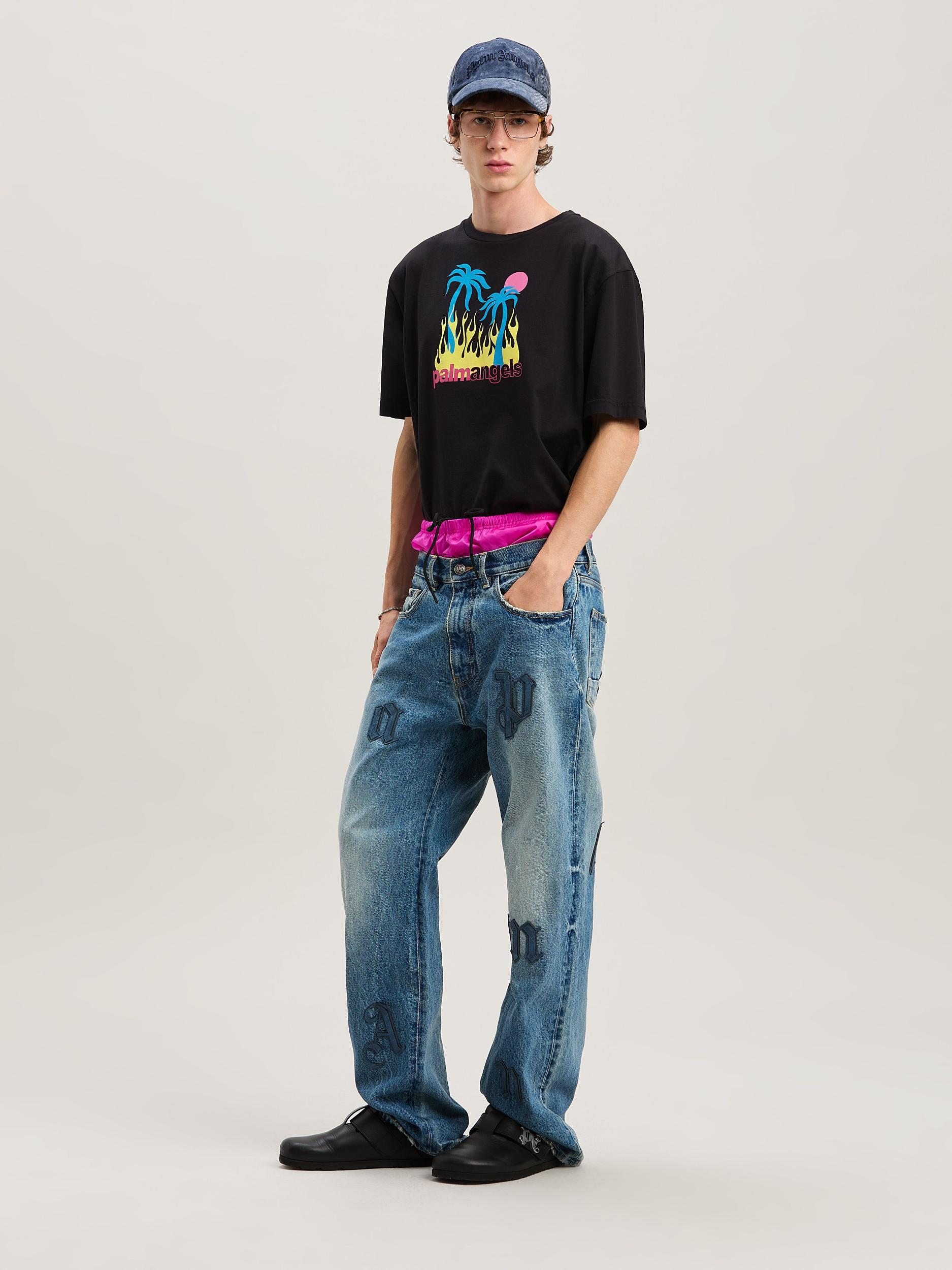 BURNING OASI SLIM TEE OFF WHITE - MULTIC Product Image