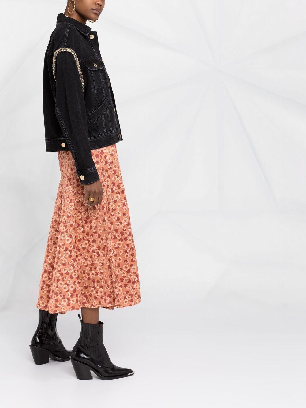 crystal-embellished denim jacket Product Image