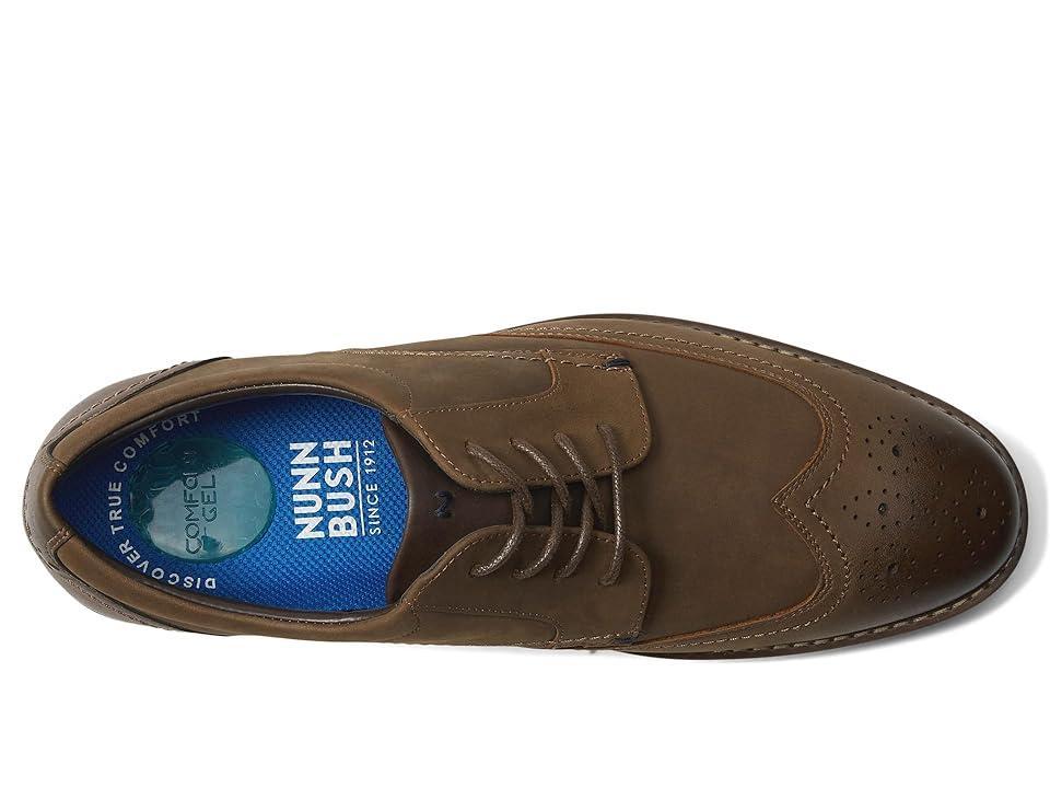 Nunn Bush® Centro Flex Men's Wingtip Toe Oxford Dress Shoes, Size: 9.5, Brown Product Image