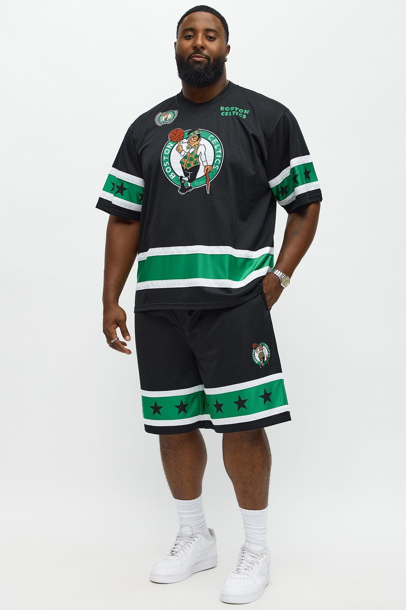 Celtics Believe The Hype Boxy Short Sleeve Top - Black Product Image