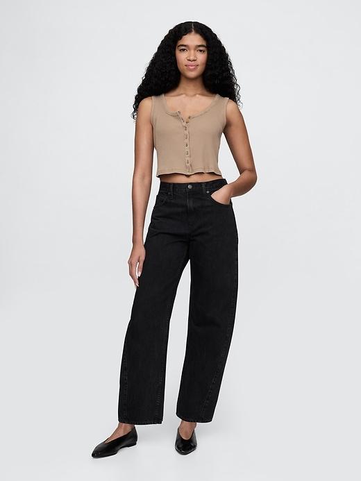 Cropped Rib Top Product Image