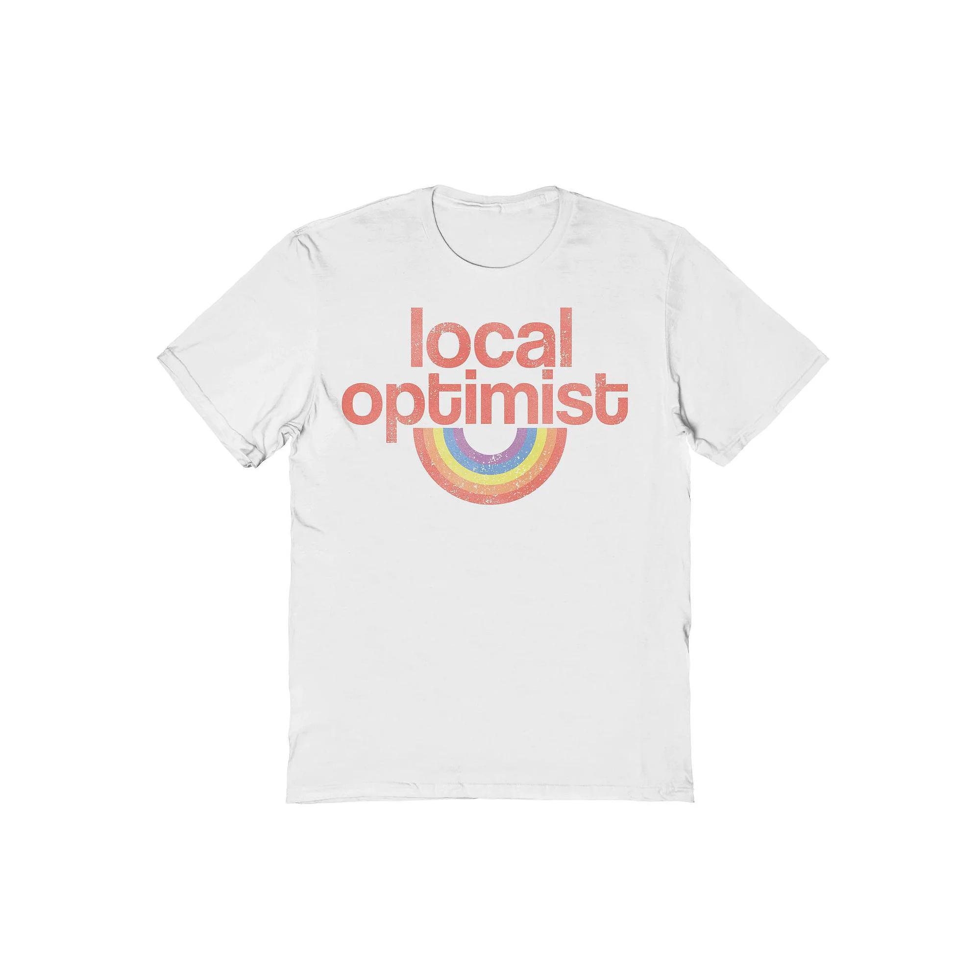 Men's Grayson Threads The Label Local Optimist Pride Graphic Tee, Size: XL, White Product Image