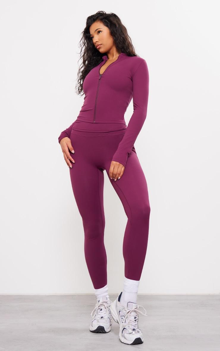 Plum Sculpt Jacket Product Image