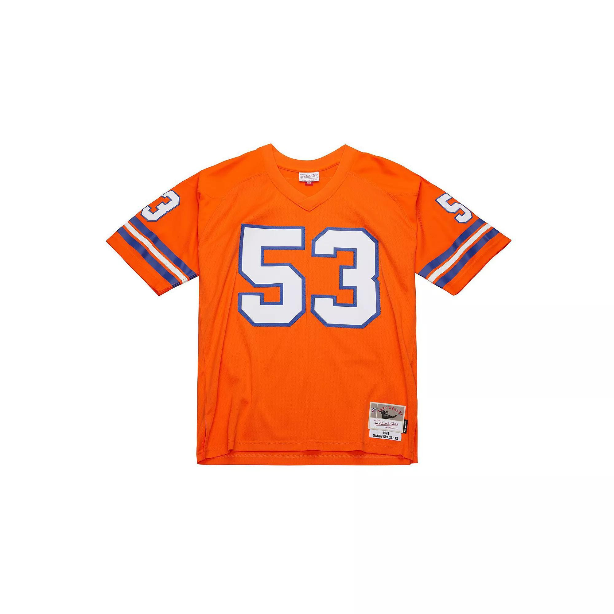 Men's Mitchell & Ness Randy Gradishar Orange Denver Broncos 1978 Legacy Replica Jersey, Size: Large Product Image