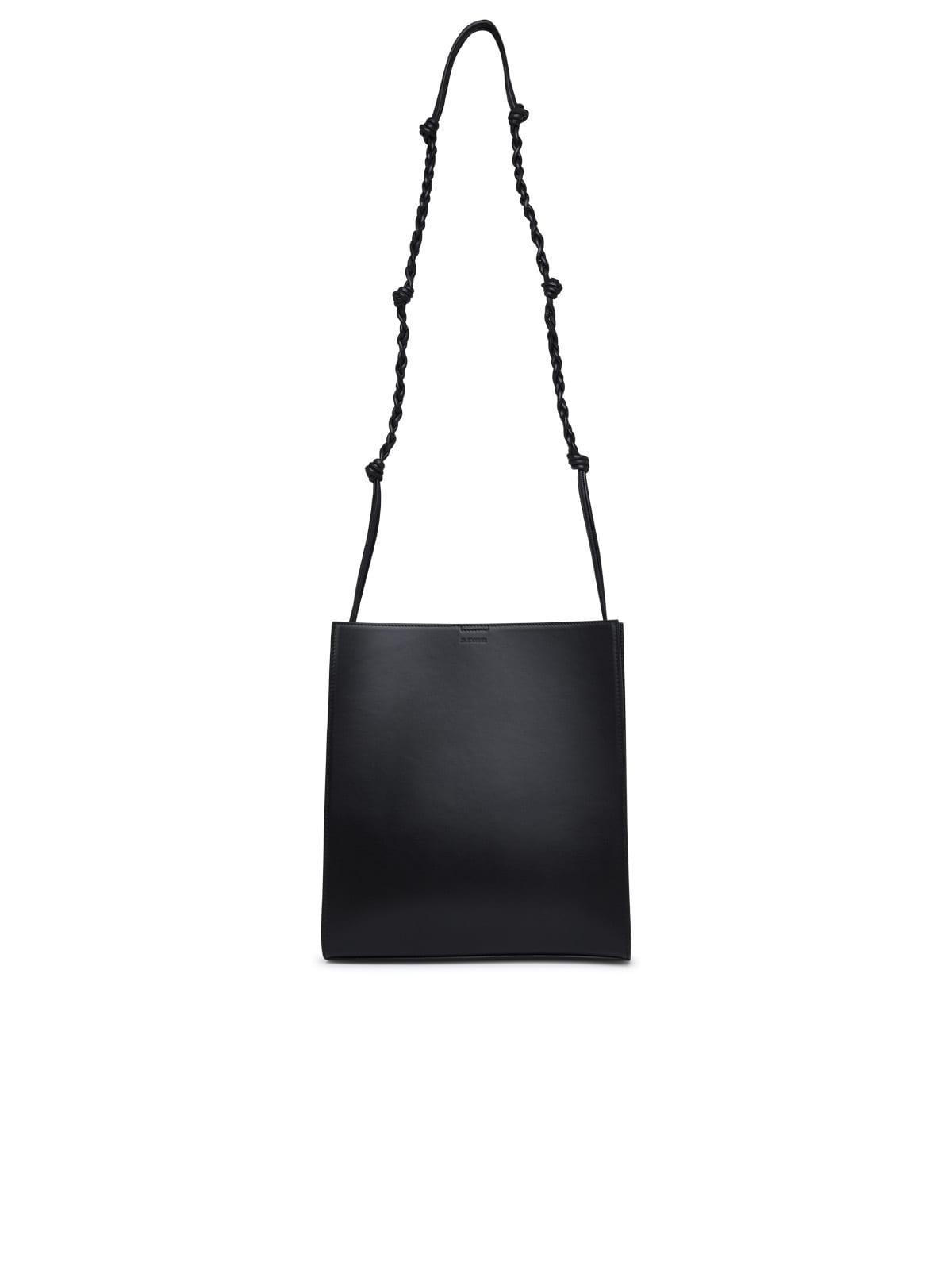 JIL SANDER Medium Tangle Bag In Black Leather Product Image