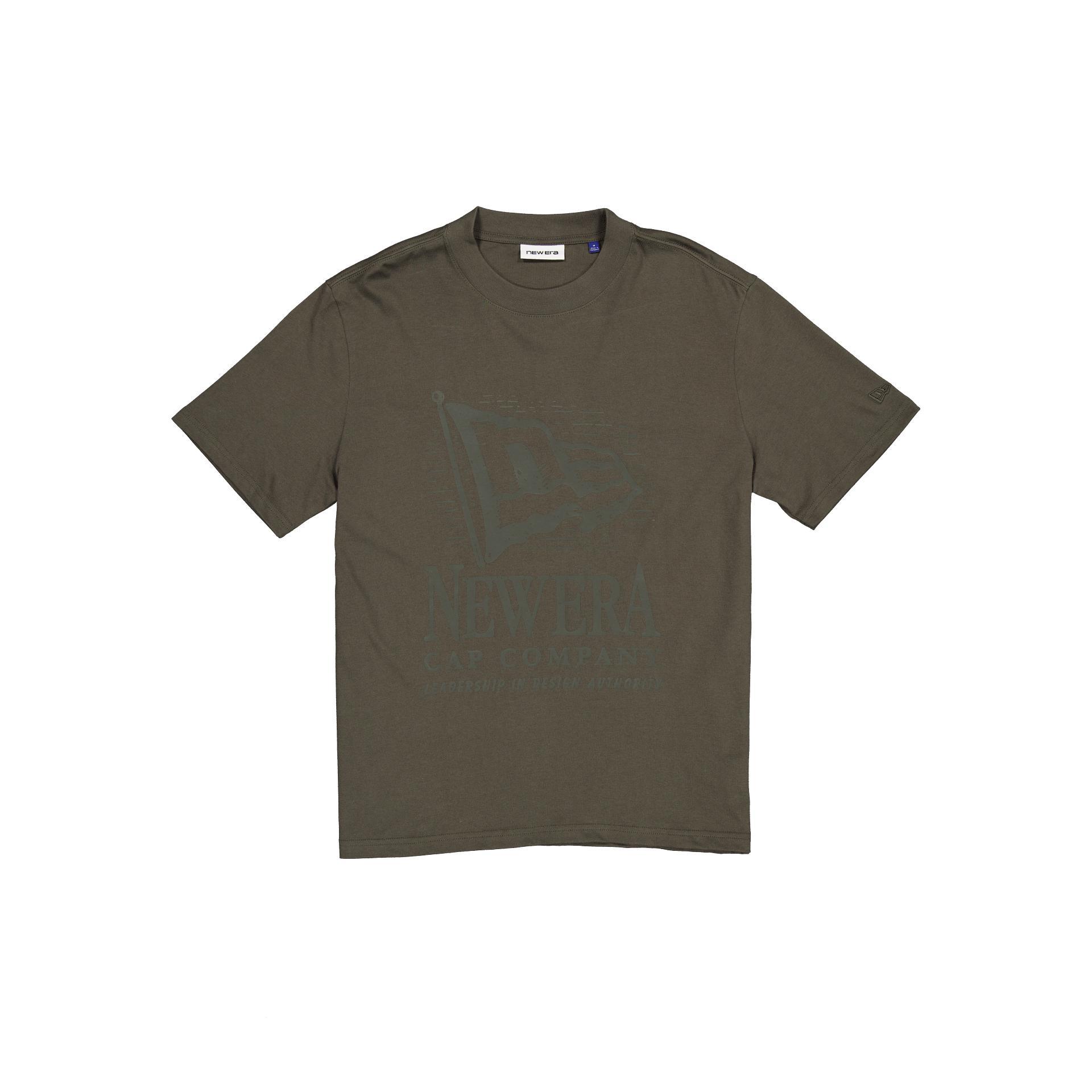 Stamped Graphic Dusty Charcoal T-Shirt Male Product Image